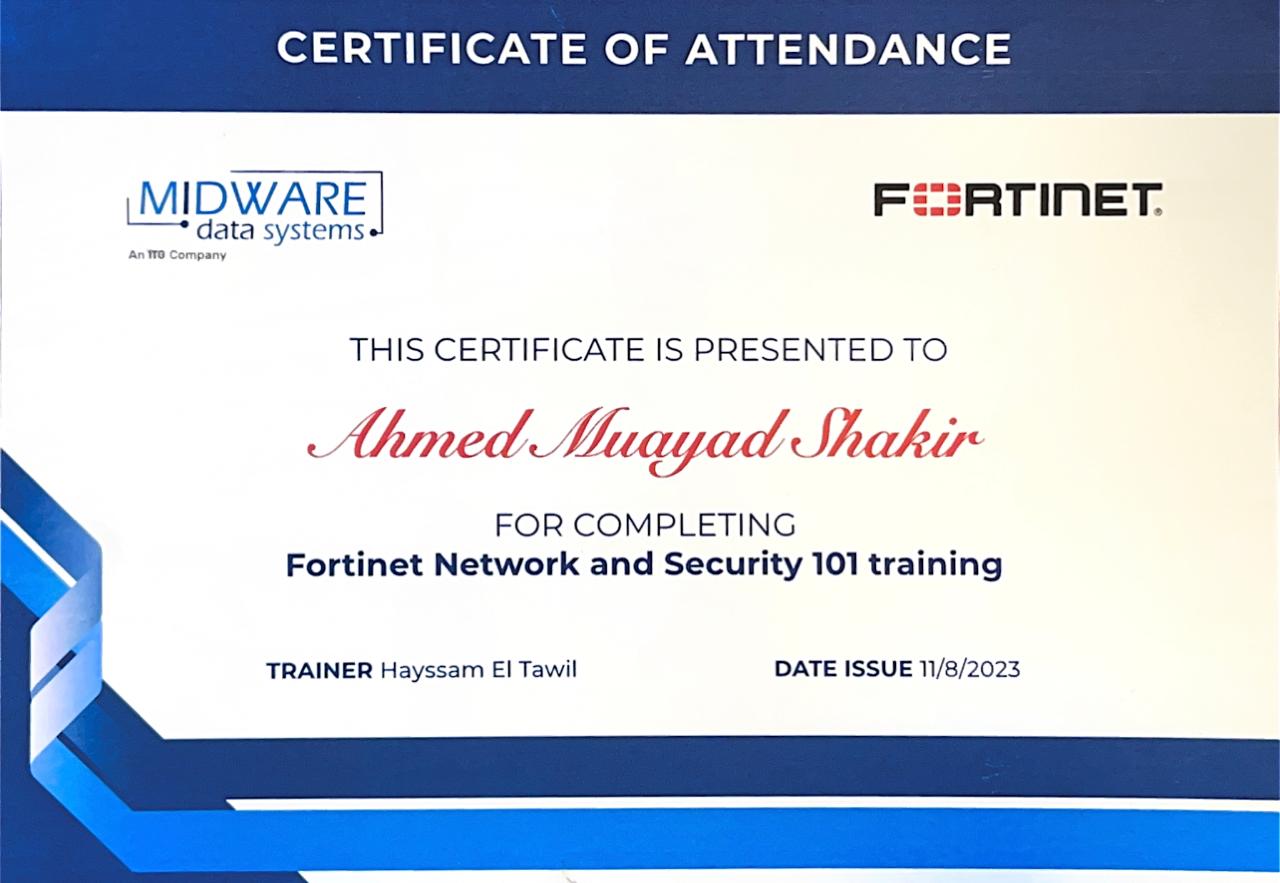 Fortinet 101